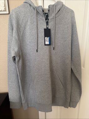 Oakley Men's Light Gray Pullover Hoodie with Drawstring